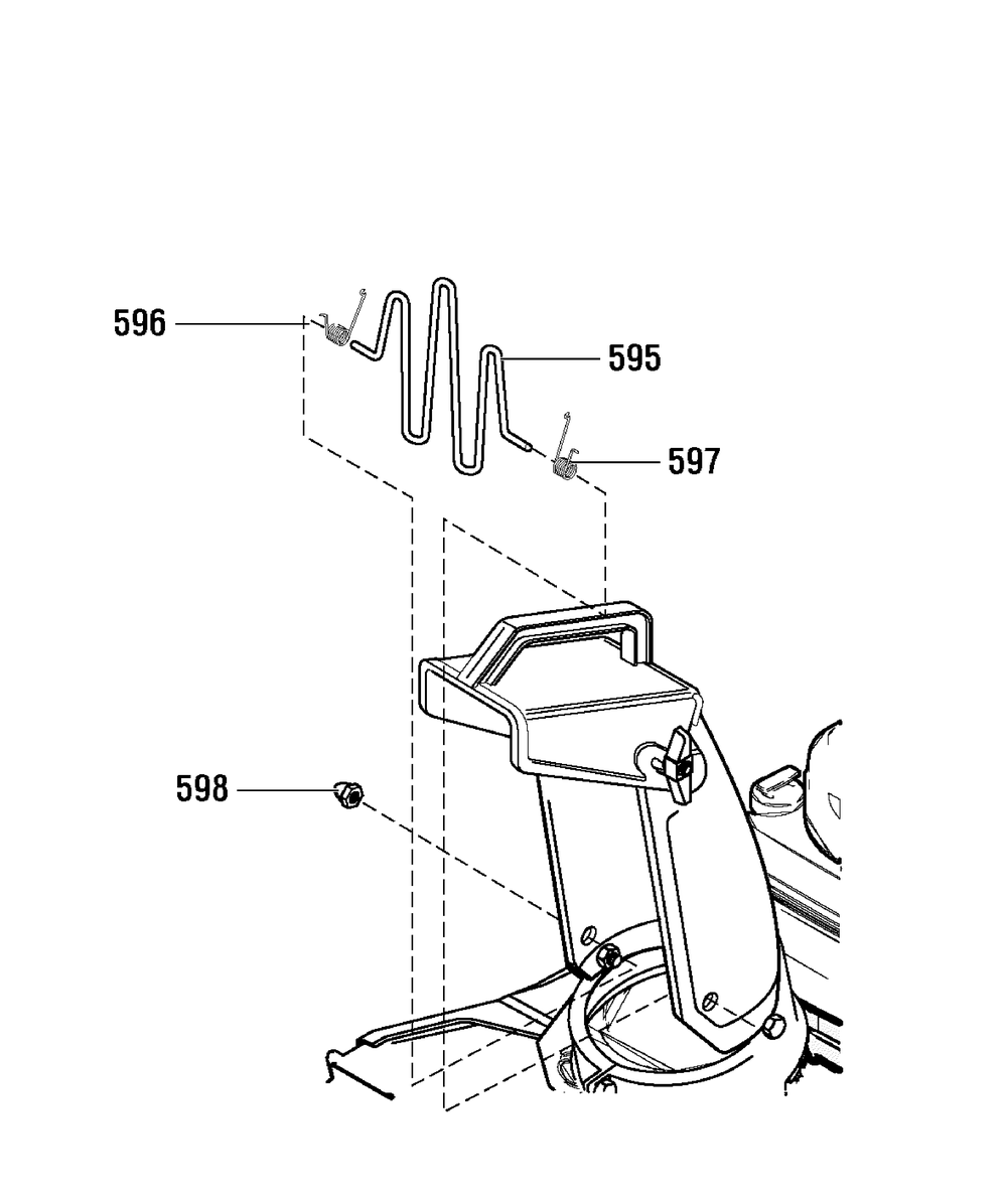 Chute Guard Diagram and Parts List for 6210540X116NA-PM50E 2007 Briggs and Stratton Snow Blower